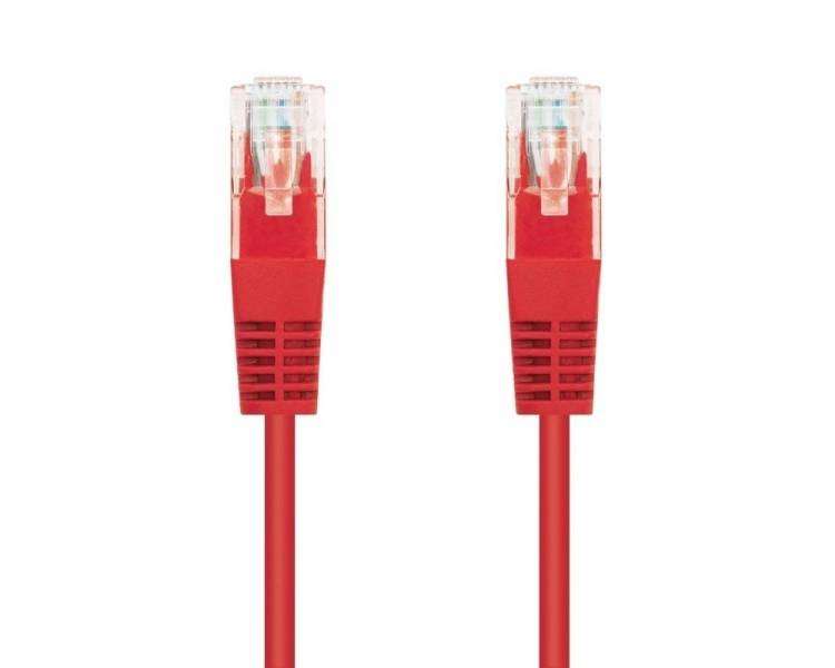 Cable de red rj45 utp nanocable 10.20.0102-r cat.5e/ 2m/ rojo