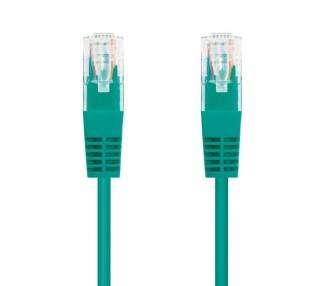 Cable de red rj45 utp nanocable 10.20.0400-gr/ cat.6/ 50cm/ verde
