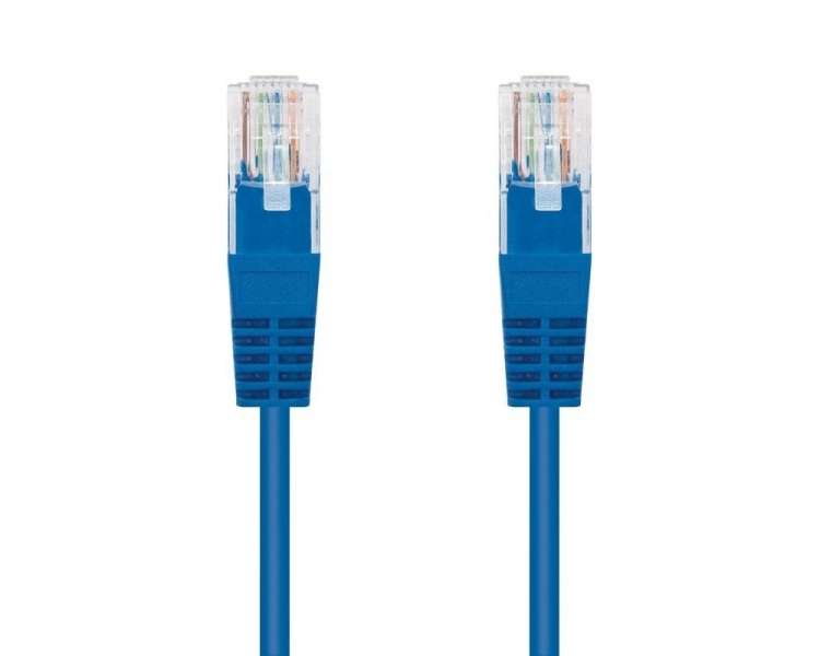 Cable de red rj45 utp nanocable 10.20.0400-l25-bl cat.6/ 25cm/ azul