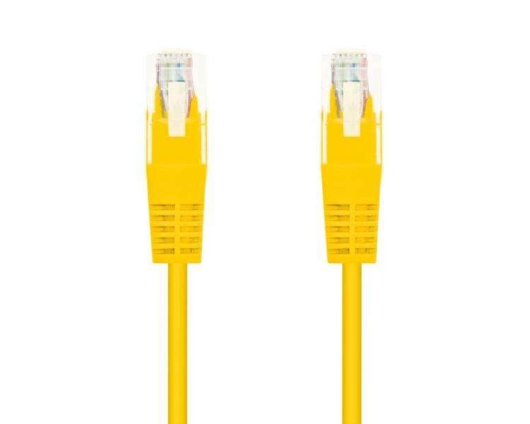 Cable de red rj45 utp nanocable 10.20.0400-l25-y cat.6/ 25cm/ amarillo