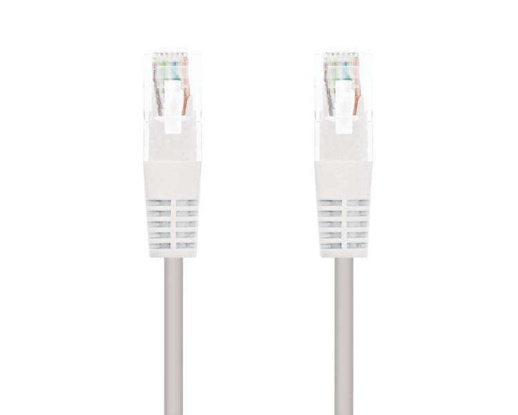Cable de red rj45 utp nanocable 10.20.0402-w cat.6/ 2m/ blanco