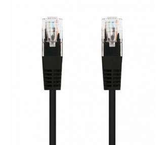 Cable de red rj45 utp nanocable 10.20.0403-bk cat.6/ 3m/ negro