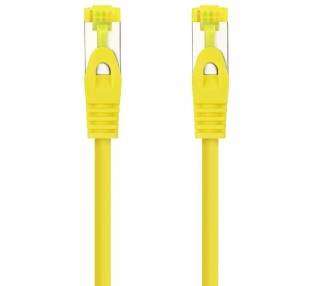 Cable de red rj45 sftp nanocable 10.20.1900-l25-y cat.6a/ lszh/ 25cm/ amarillo