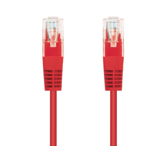Cable de red rj45 utp nanocable 10.20.0402-r cat.6/ 2m/ rojo