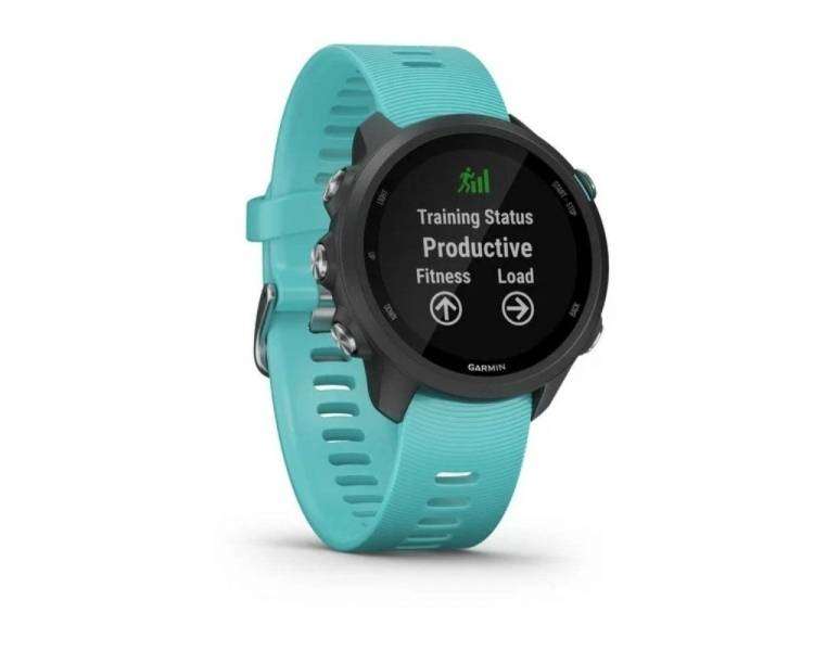 Smartwatch garmin forerunner 245 music/ notificaciones/ frecuencia cardíaca/ gps/ azul aguamarina
