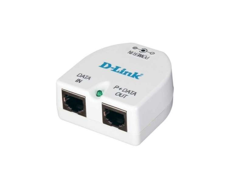 Inyector poe d-link dpe-101gi/ 802.3af/ 2 puertos rj45