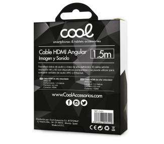 Cable HDMI a HDMI Audio-Video Universal (1.5 metros) Angular Ultra 4K COOL