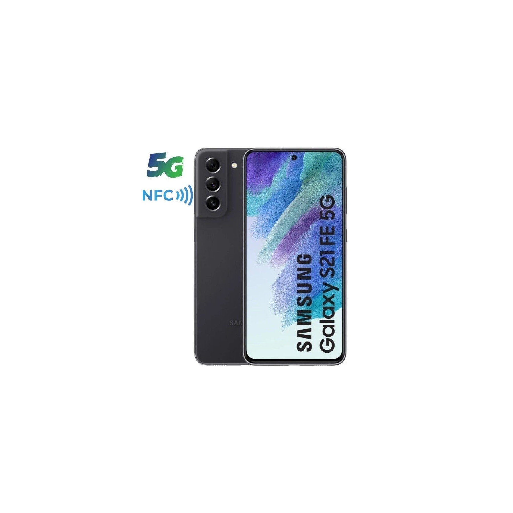 Smartphone samsung galaxy s21 fe 6gb/ 128gb/ 6.4'/ 5g/ gris grafito