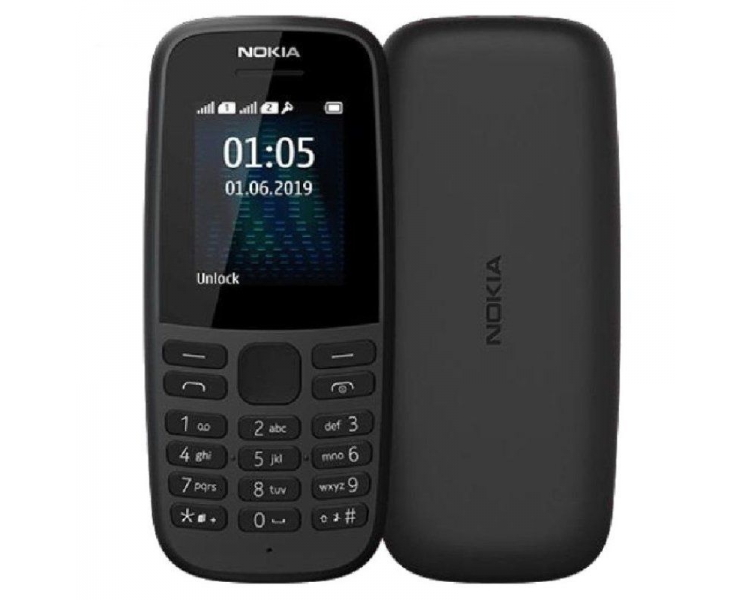 Teléfono Móvil Nokia 105 4Th Edition Negro