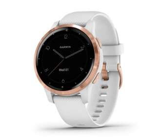 Smartwatch garmin vívoactive 4s/ notificaciones/ frecuencia cardíaca/ gps/ oro rosa