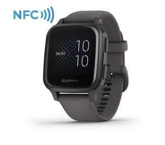 Smartwatch garmin venu sq/ notificaciones/ frecuencia cardíaca/ gps/ gris
