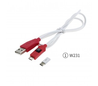 Cable Xiaomi Modo Edl 9008 Deep Flash Cable Sencillo Micro Usb & Tipo C
