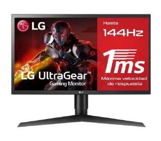 Monitor gaming lg ultragear 24gl650-b 23.6'/ full hd/ negro