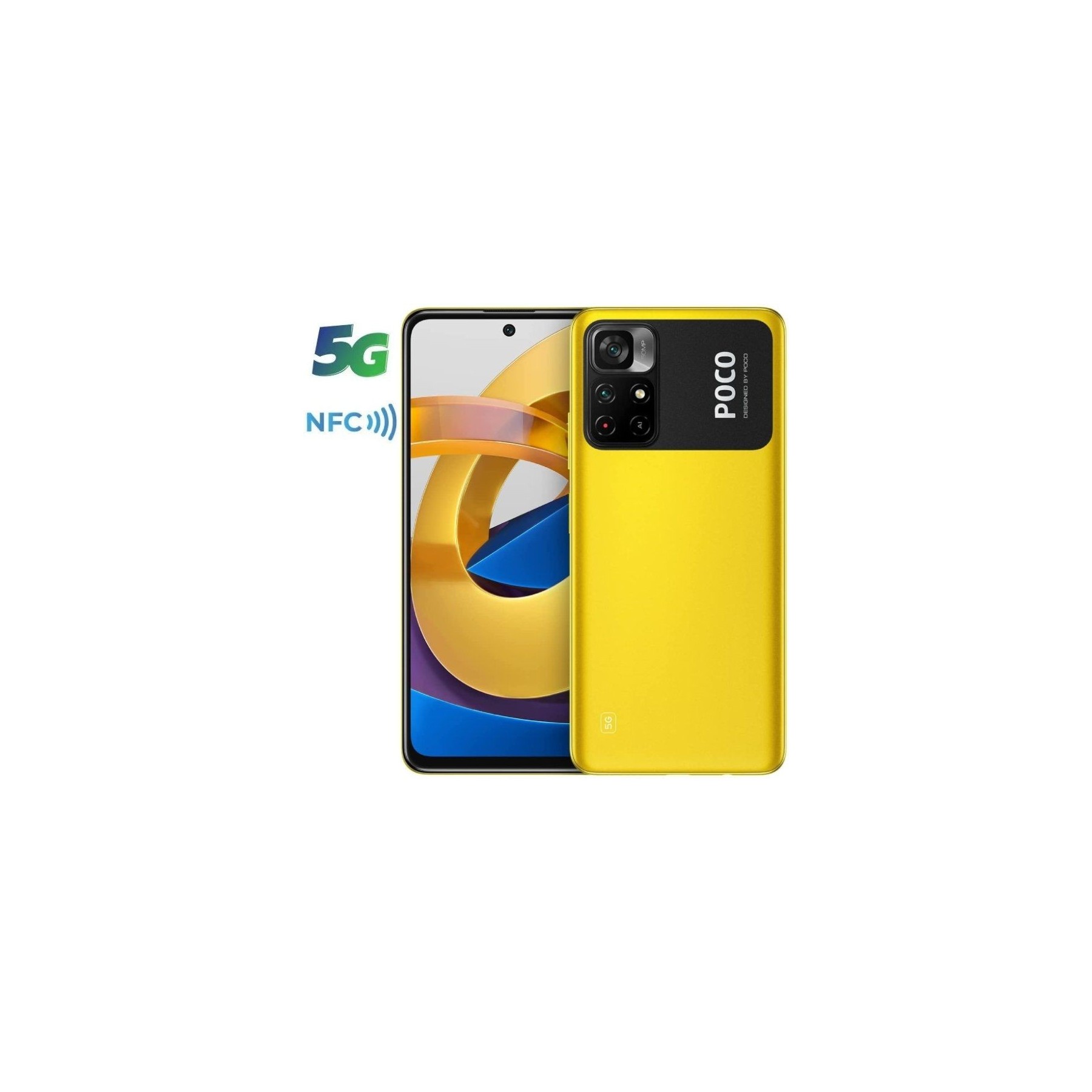 Smartphone xiaomi pocophone m4 pro 4gb/ 64gb/ 6.6'/ 5g/ amarillo