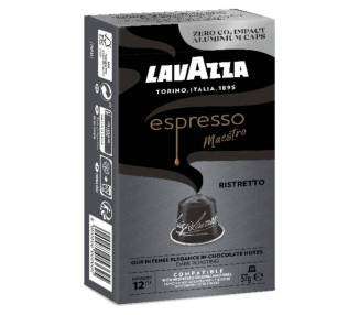 Cápsula lavazza espresso maestro ristretto para cafeteras nespresso/ caja de 10