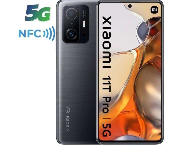 Smartphone xiaomi mi 11t pro 8gb/ 256gb/ 6.67'/ 5g/ gris meteorito