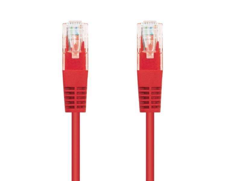 Cable de red rj45 utp nanocable 10.20.0401-r cat.6/ 1m/ rojo
