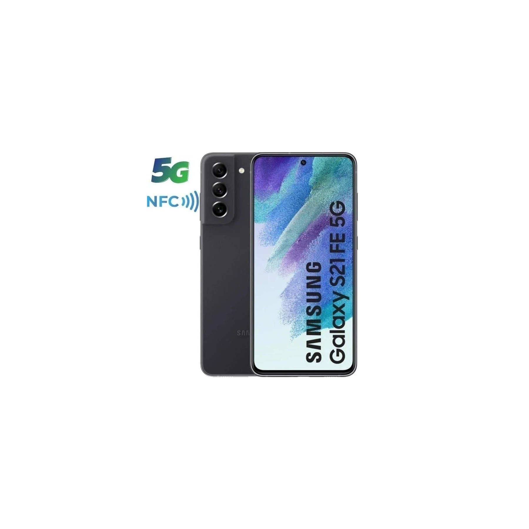 Smartphone samsung galaxy s21 fe 8gb/ 256gb/ 6.4'/ 5g/ gris grafito