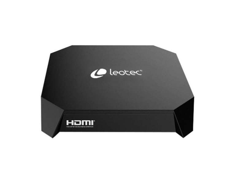 Android tv box leotec q4k18 plus letvbox10 8gb/ 4k