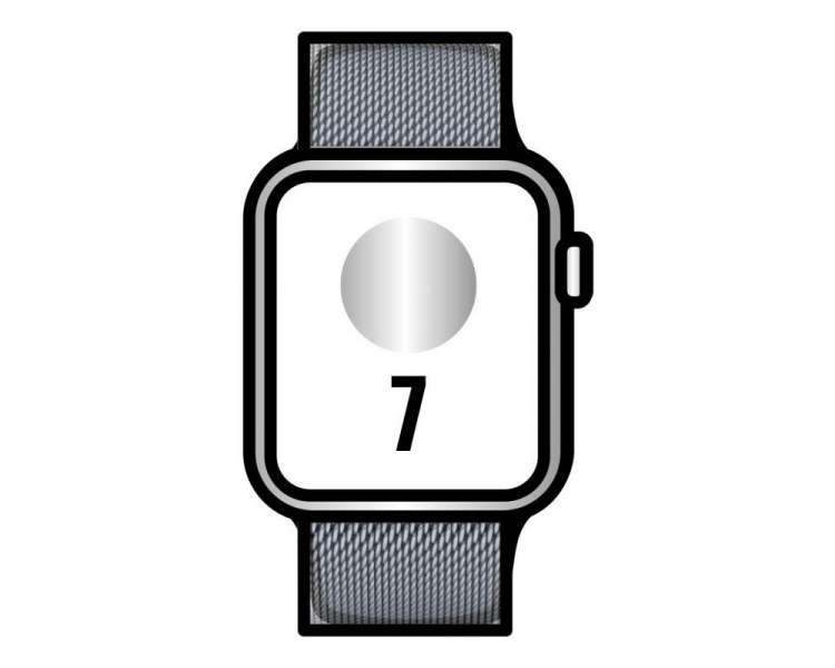 Apple watch series 7/ gps/ cellular/ 45 mm/ caja de acero/ correa milanesa