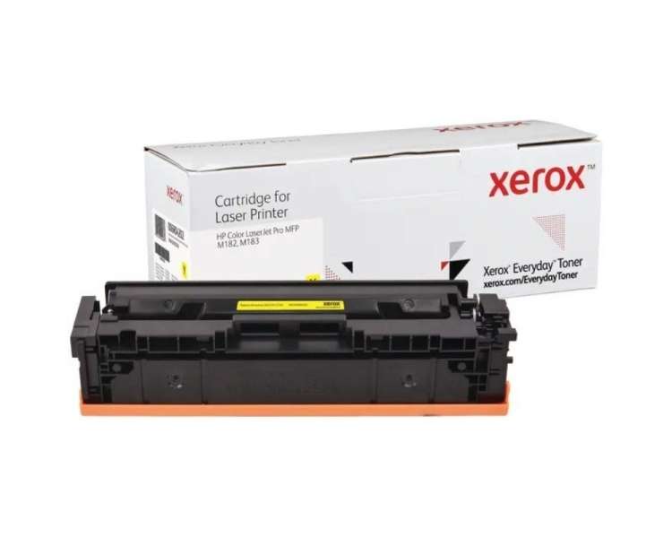 Tóner xerox 006r04202 compatible con hp w2412a/ 850 páginas/ amarillo