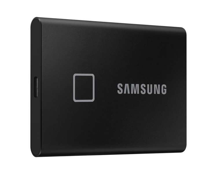 Disco externo ssd samsung portable t7 touch 1tb/ usb 3.2/ negro