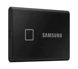 Disco externo ssd samsung portable t7 touch 500gb/ usb 3.2/ negro