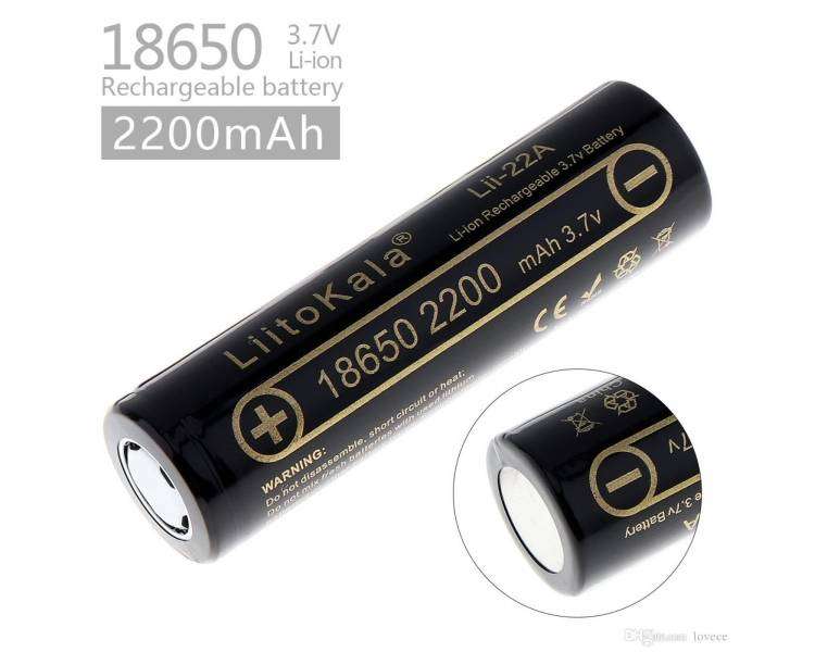 copy of 1x HIGH QUALITY RECHARGEABLE BATTERY BATTERY 18650 4000mAh 3.7V