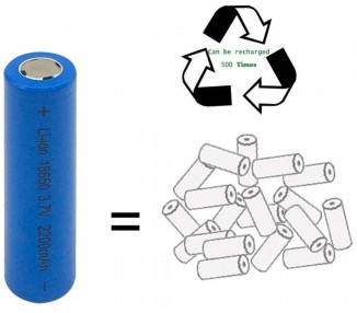 copy of 1x HIGH QUALITY RECHARGEABLE BATTERY BATTERY 18650 4000mAh 3.7V