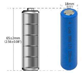 copy of 1x HIGH QUALITY RECHARGEABLE BATTERY BATTERY 18650 4000mAh 3.7V