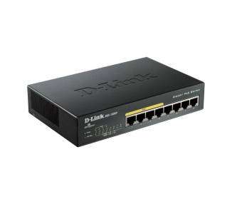 Switch d-link dgs-1008p 8 puertos/ rj-45 gigabit 10/100/1000/ poe