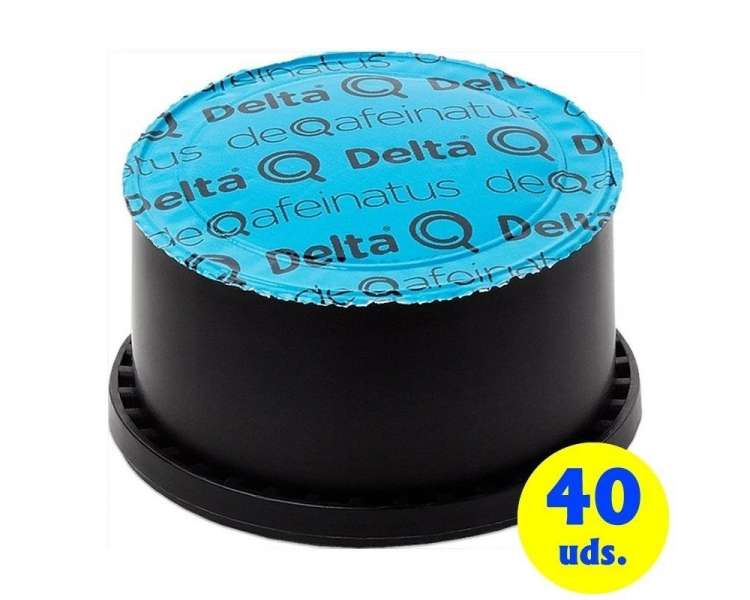 Cápsula delta deqafeinatus para cafeteras delta/ caja 40
