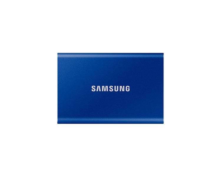 DISCO DURO SSD SAMSUNG 500GB PSSD T7 NVME EXTERNO AZUL