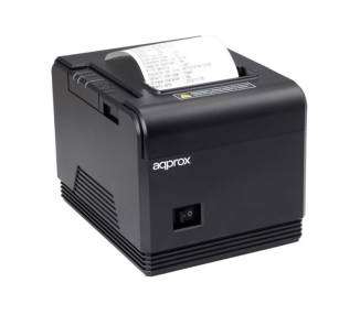 Impresora de tickets approx apppos80am/ térmica/ ancho papel 80mm/ usb-rs232/ negra