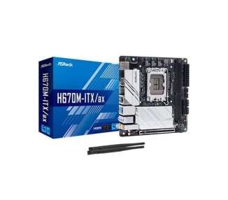 PLACA BASE ASROCK 1700 H670M-ITX/AX DDR4