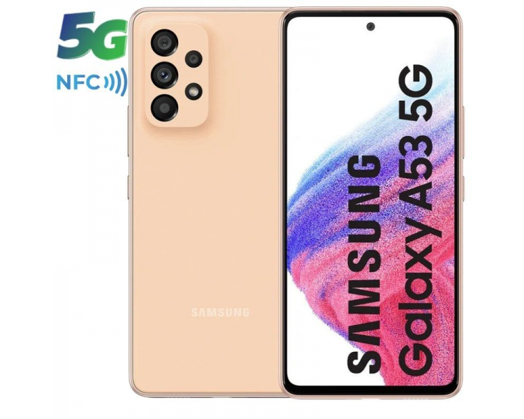 Smartphone Samsung Galaxy A53 6GB 128GB 6.5" 5G Naranja