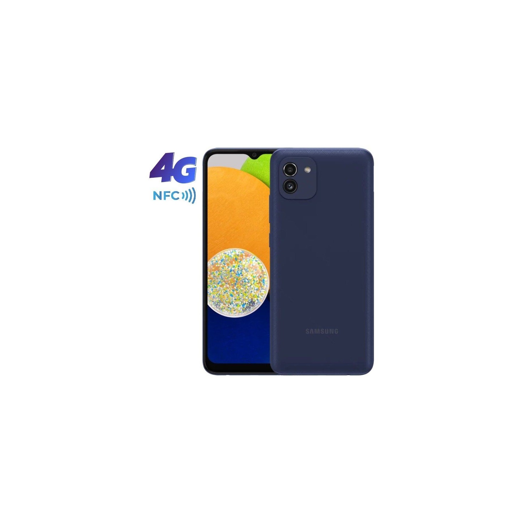 Smartphone samsung galaxy a03 4gb/ 64gb/ 6.5'/ azul
