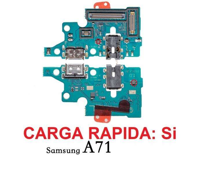 Placa De Carga Para Samsung Galaxy A71 Usb Microfono Conector Jack Audio Modulo