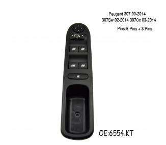 copy of Windows and Mirror Buttons for Peugeot 207 C3 Picasso 2 Doors