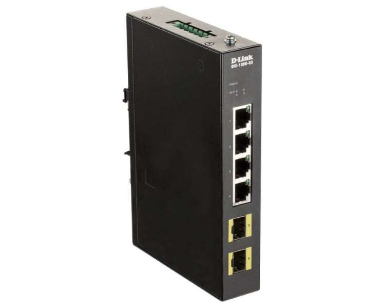 Switch gestionable d-link dis-100g-6s 6 puertos/ rj-45 gigabit 10/100/1000/ sfp