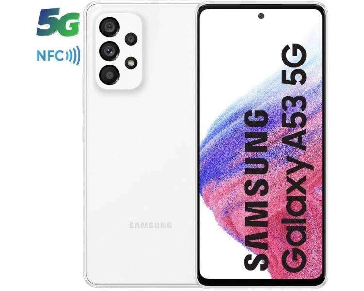 Smartphone samsung galaxy a53 6gb/ 128gb/ 6.5'/ 5g/ blanco