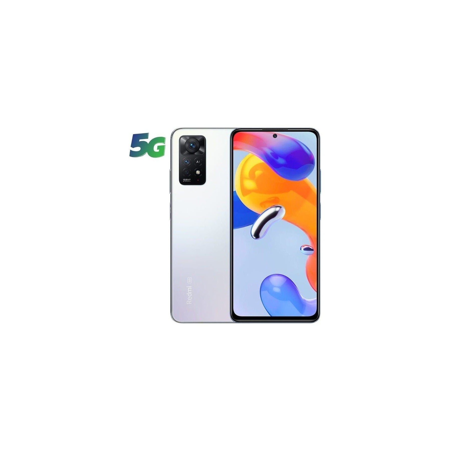 Smartphone xiaomi redmi note 11 pro 8gb/ 128gb/ 6.67'/ 5g/ blanco polar