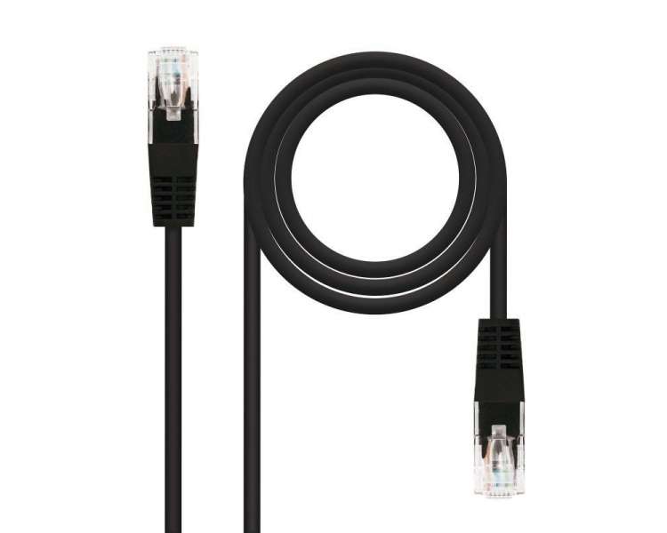Cable de red rj45 utp nanocable 10.20.0400-l30 cat.6/ 30cm/ negro
