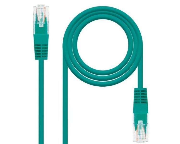 Cable de red rj45 utp nanocable 10.20.0400-l30 cat.6/ 30cm/ verde