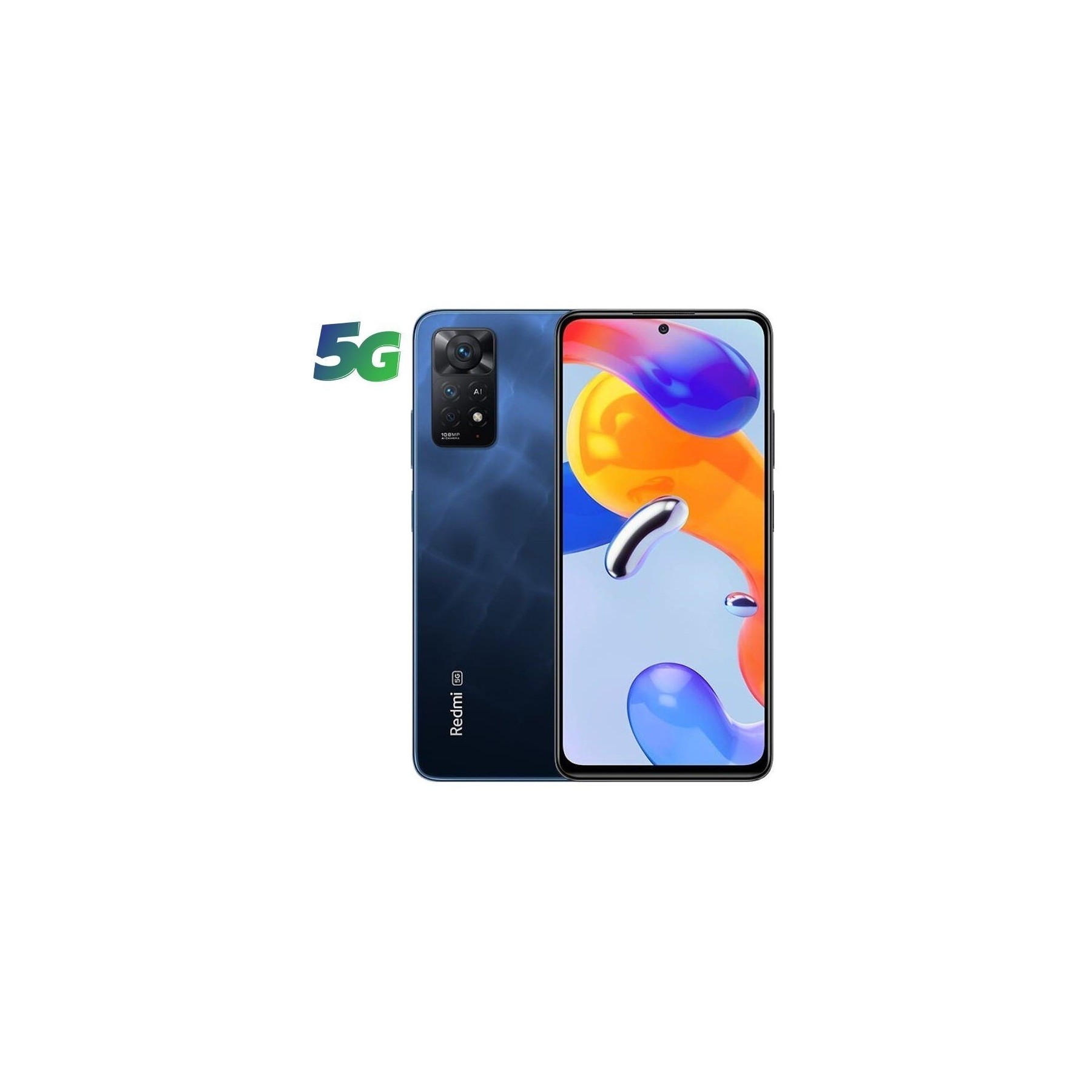 Smartphone xiaomi redmi note 11 pro 8gb/ 128gb/ 6.67'/ 5g/ azul atlántico
