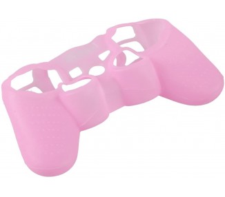 Funda Rosa Silicona Para Mando Consola Sony Ps3 Dualshock Play 3 Sixaxis