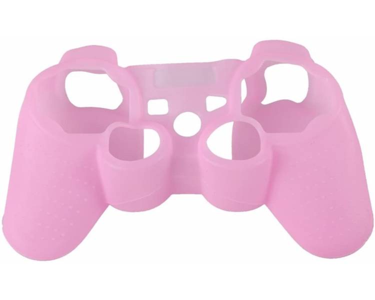 Funda Rosa Silicona Para Mando Consola Sony Ps3 Dualshock Play 3 Sixaxis