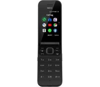 Teléfono móvil nokia 2720 flip dual sim/ negro