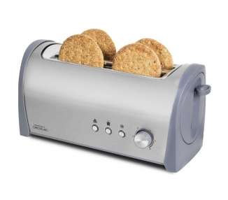 Tostador cecotec steel and toast 2l/ 1400w/ gris