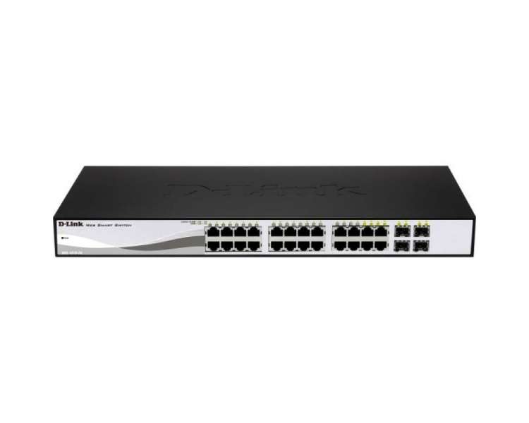 Switch d-link dgs-1210-24p  24 puertos/ rj-45 10/100/1000/ poe/ sfp